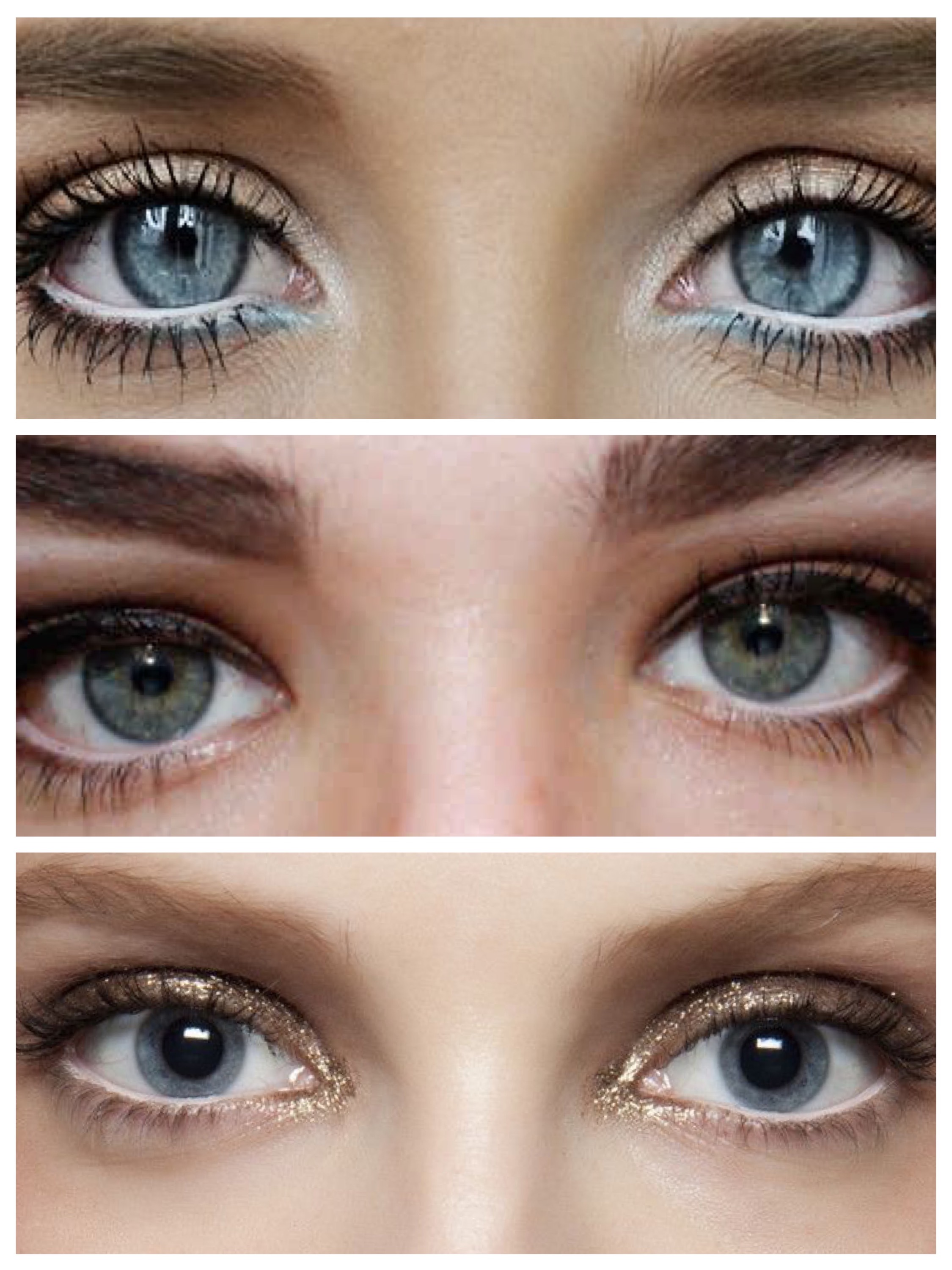как увеличить глаза при помощи макияжа_внутреннее веко