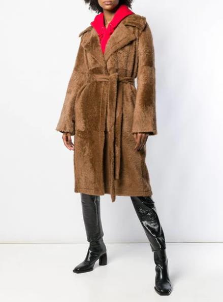 2018-12-05 22-39-33 Helmut Lang belted shearling coat - Купить в Интернет Магазине в Москве Цены, Фото. - Google Chrome